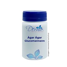 Ágar-Ágar 500mg + Glucomannan 500mg – Promove saciedade	 elimina líquidos e emagrece