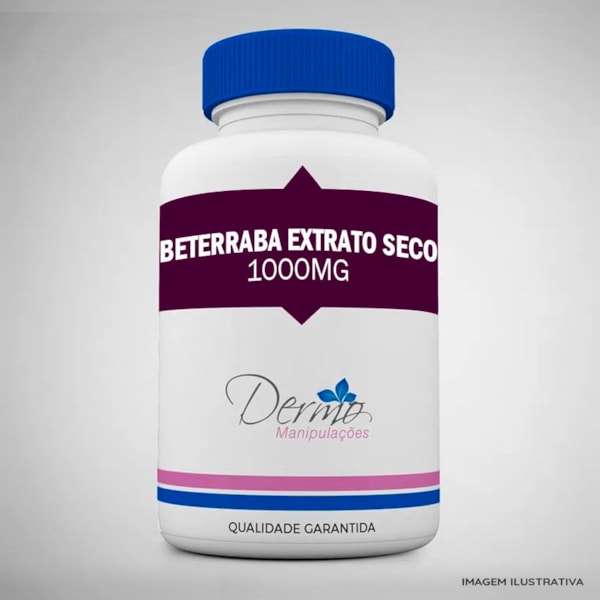 Beterraba Extrato Seco 1000mg – Dermo Manipulações