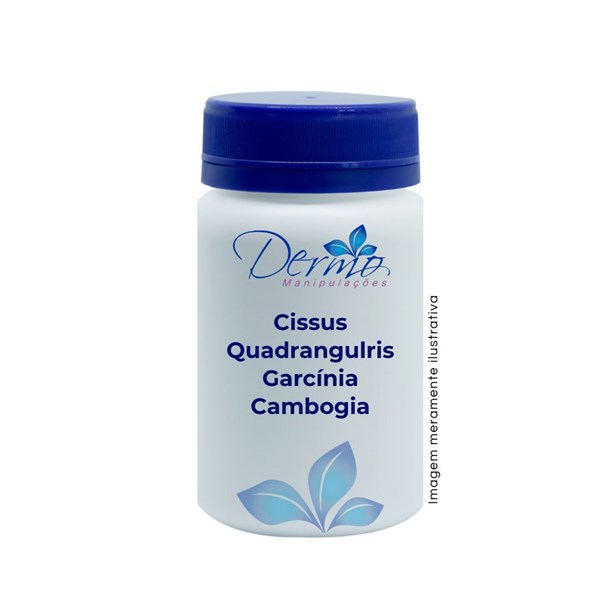 Cissus Quadrangularis 250mg + Garcínia Cambogia 500mg – Redução de peso sem ansiedade