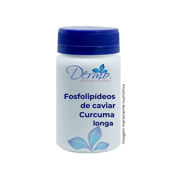 Fosfolipídeos de Caviar (F. C. Oral) 150mg + Cúrcuma Longa 150mg - Anti-inflamatório do intestino