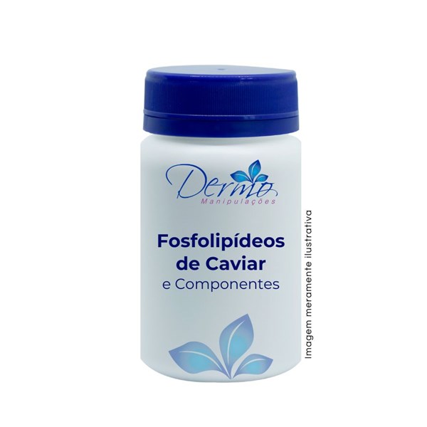Fosfolipídeos de Caviar (F. C. Oral) 200mg e componentes para Pós-procedimento Dermatológico Estétic