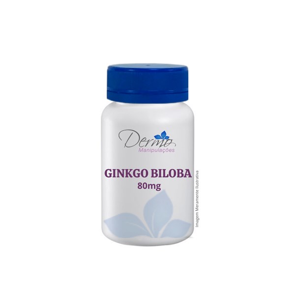 Ginkgo Biloba 80mg – Melhora a circulação sanguinea