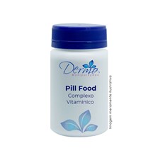 Pill Food - Complexo Vitamínico para Pele, Cabelos e Unhas
