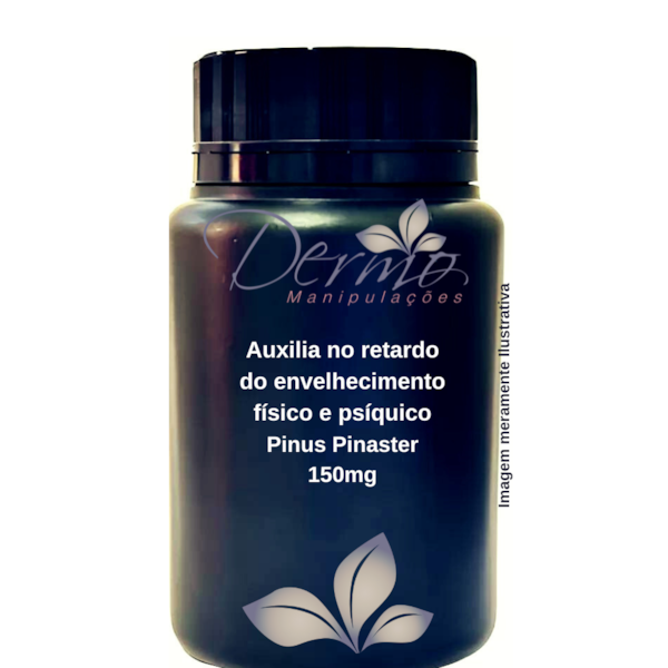 Pinus Pinaster 150mg - Auxilia no retardo do Envelhecimento Físico e Psíquico