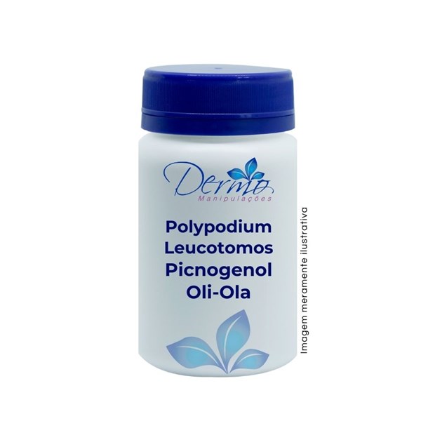 Polypodium Leucotomos 200mg + Picnogenol 75mg + Oli-Ola 300mg - Uniformiza a pele
