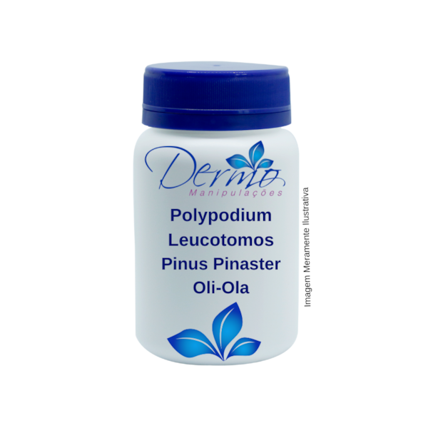 Polypodium Leucotomos 200mg + Pinus Pinaster 75mg + Oli-Ola 300mg - Uniformiza a pele