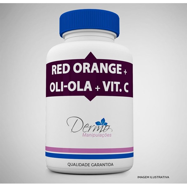 Red Orange Complex 100mg + Oli-Ola 150mg + Vit C 120mg - Dose de Manutenção ao Melasma Resistente