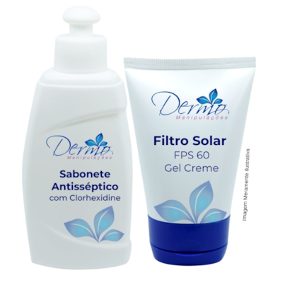 Sabonete Antisséptico 120ml + Filtro Solar FPS 60 30g