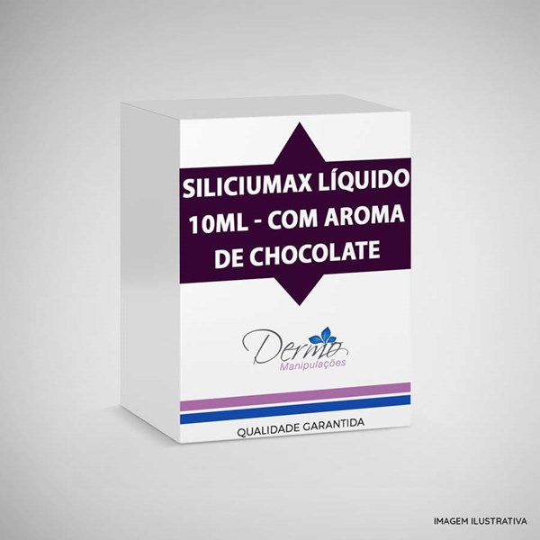 SiliciuMax Líquido 10ml - aroma de chocolate