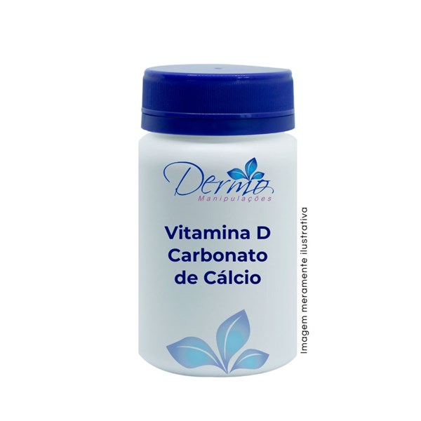 Vitamina D 1000ui+ Carbonato de Cálcio 1200mg - Trata e previne a osteoporose