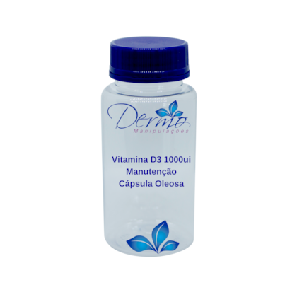 Vitamina D3 1000ui - Cápsula Oleosa - Suplementação