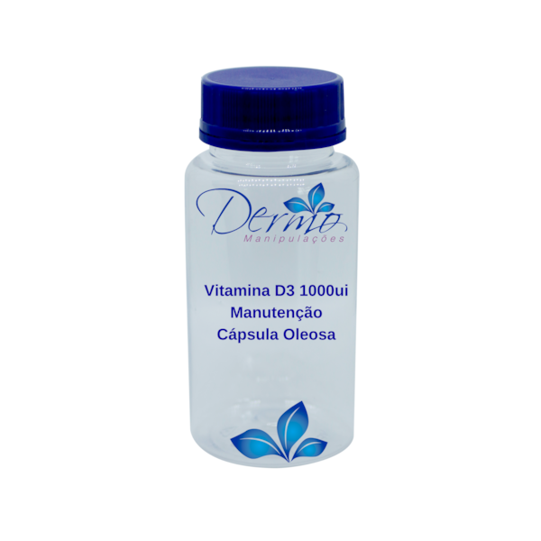 Vitamina D3 1000ui - Cápsula Oleosa - Suplementação